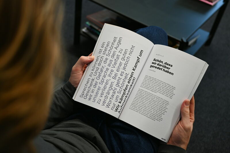 Typografische Hierarchie im Magazinartikel