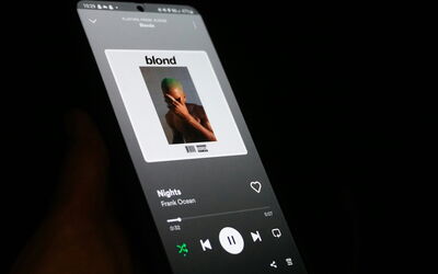 Frank Ocean´s „Nights“ on Spotify