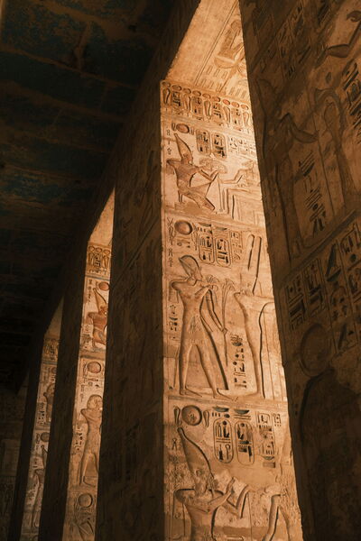Amun-Tempel, Medinet Habu, Luxor (Ägypten)
